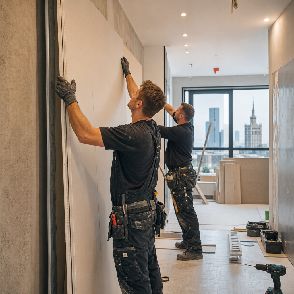 TAVEXO renovation specialists at work in Warsaw