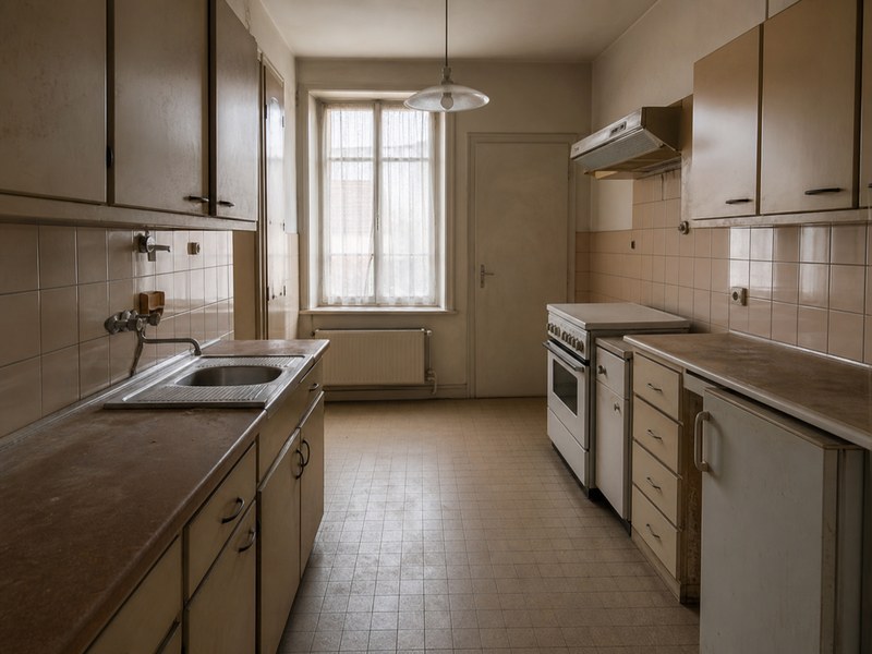 Kitchen and bathroom renovation before and after