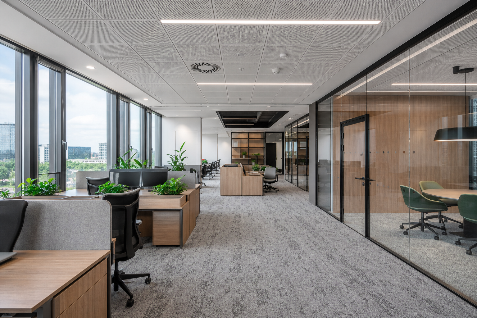 Renovated modern corporate office in Warsaw by TAVEXO